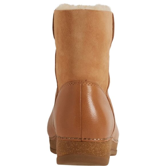 NEW Dansko McKenzie Shearling-Lined Boots - Leather in tan For Women 925 8s4 - Picture 5 of 10
